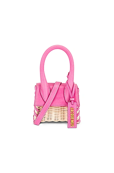 Shop Jacquemus Le Chiquito Bag In Pink