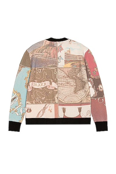 Shop Amiri Souvenir Patchwork Printed Cardigan In Multi-color