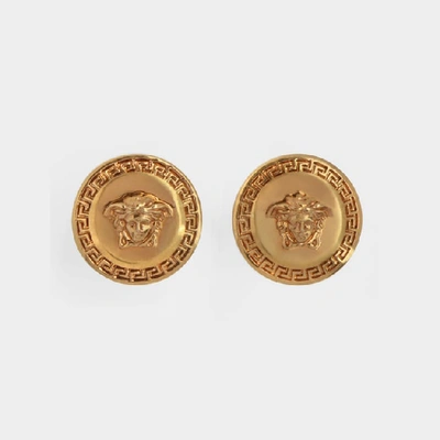 Versace Tribute Button Earrings Accessories