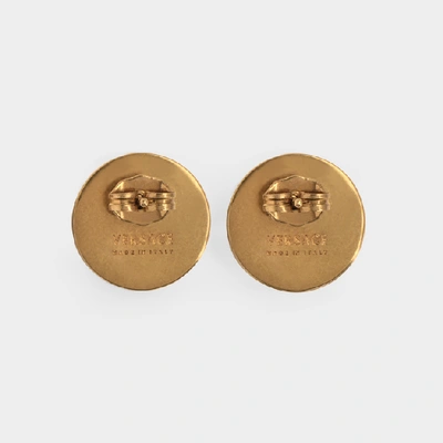 Versace Tribute Button Earrings Accessories