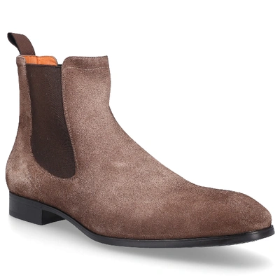 Shop Santoni Boots Beige 13414