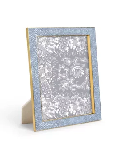 Shop Aerin Shagreen Picture Frame In Blue