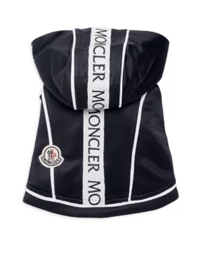 Shop Moncler Dog Sweater Hoodie In Blue