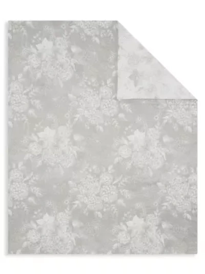 Shop Anne De Solene Muse Botanical & Floral Duvet Cover In Grey