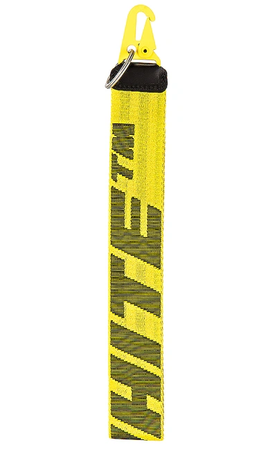 Shop Off-white 2.0 Key Holder In Yellow