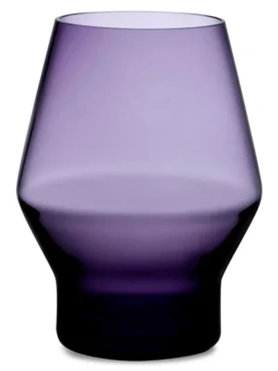 Shop Nude Glass Beak Crystal 2-piece Glass Set In Purple