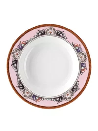 Shop Versace Les Etoiles De La Mer Rim Soup Plate In Pink
