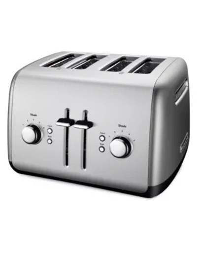 Shop Kitchenaid 4-slice Toaster In Contour Silver