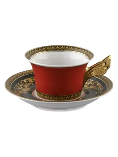 Shop Versace Medusa Red Tea Cup In No Color