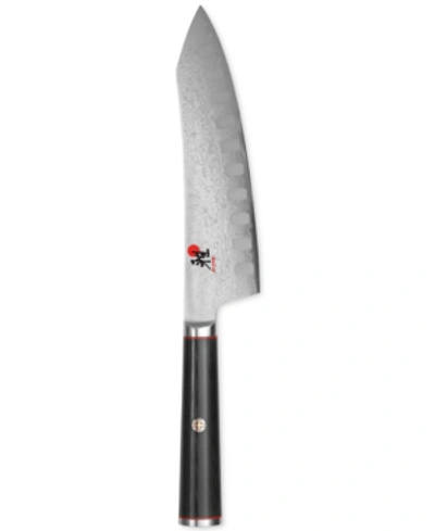 Miyabi Kaizen 7 Hollow Edge Rocking Santoku Knife In Black