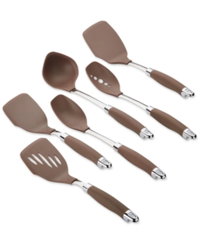 Shop Anolon Suregrip 6-pc. Utensil Set In Bronze