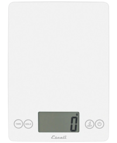 Escali Corp Arti Glass Digital Scale, 15lb In White