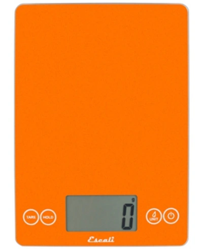 Shop Escali Corp Arti Glass Digital Scale, 15lb In Orange