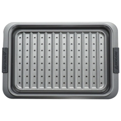 Shop Anolon Advanced 10" X 15" 2-pc. Crisper Pan Set In Graphite