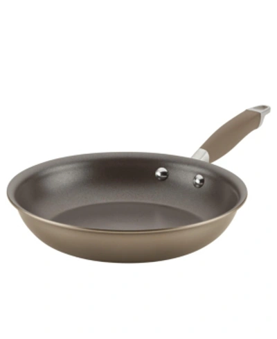 Shop Anolon Advanced Home Hard-anodized Nonstick 10.25" Skillet In Bronze