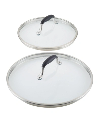 Shop Anolon Advanced Home 2-pc. Lid Set In Onyx