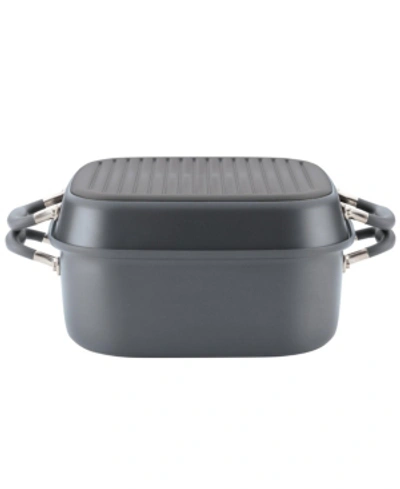 Anolon Advanced Hard Anodized Nonstick Roaster with Rack - Moonstone