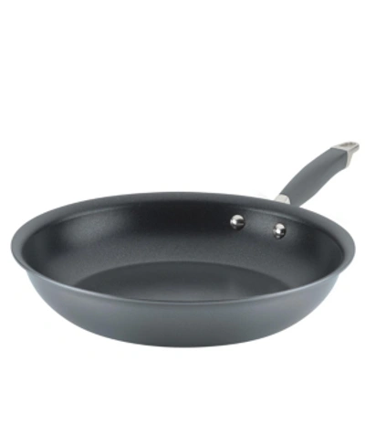 Shop Anolon Advanced Home Hard-anodized Nonstick 12.75" Skillet In Moonstone