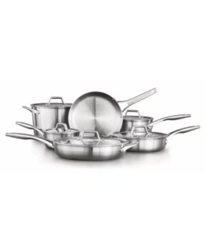 Calphalon Premier Stainless Steel 11-pc. Cookware Set In Stainless Steel