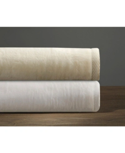 Shop Downtown Company Cashmere Soft Blanket, King In Cream