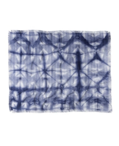 Shop Deny Designs Amy Sia Tie Dye 2 Navy Woven Throw In Blue