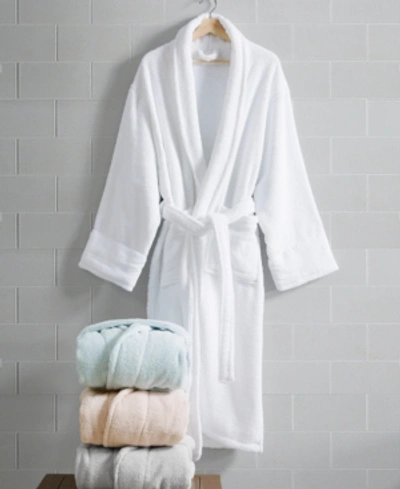 Shop Charisma Luxe Zero Twist Bath Robe In White