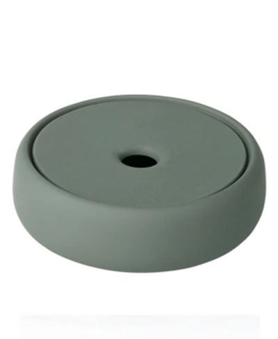 Shop Blomus Sono Bathroom Storage Canister In Dark Green