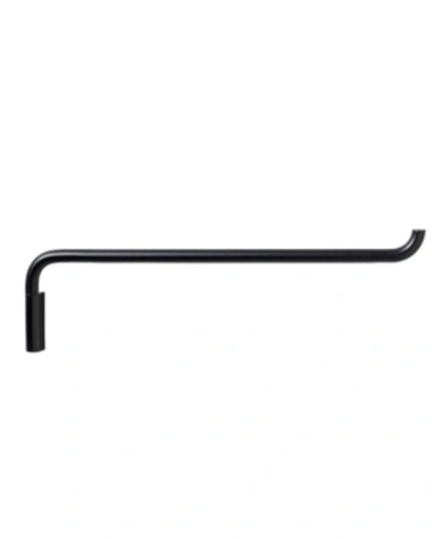 Shop Blomus Modo Titanium Coated Wall Mounted Towel Rail In Black