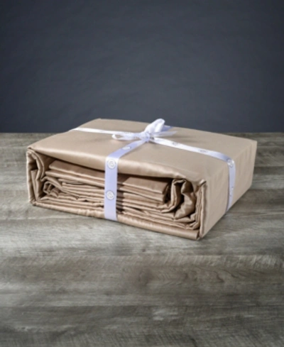 Delilah Home Organic Cotton Sheet Set, Queen In Natural