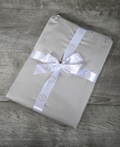 Delilah Home Organic Cotton Standard Pillow Case Set Bedding In Light Gray