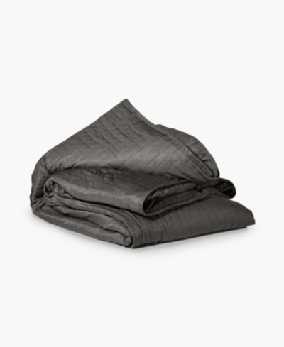 Shop Gravity Cooling Weighted Blanket, 25lb Bedding In Gray