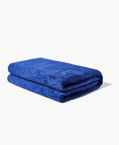 Shop Gravity Queen/king Weighted Blanket Bedding In Navy