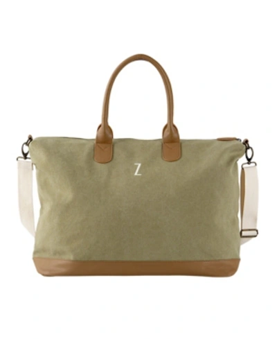 Shop Cathy's Concepts Personalized Washed Canvas Weekender Tote In Z