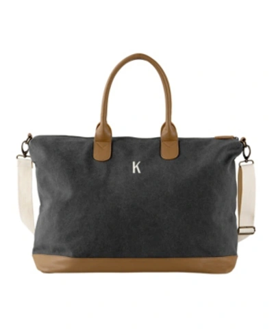 Shop Cathy's Concepts Personalized Washed Canvas Weekender Tote In K