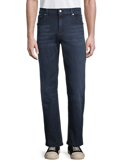 Shop 7 For All Mankind Bootcut Jeans In Medium Indigo