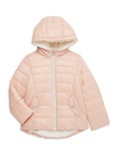 Michael Michael Kors Kids' Little Girl's Quilted Faux Fur-lined Jacket In  Blush | ModeSens