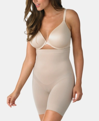 Shop Miraclesuit Women's Extra Firm Tummy-control Flex Fit High-waist Thighslimmer 2909 In Stucco