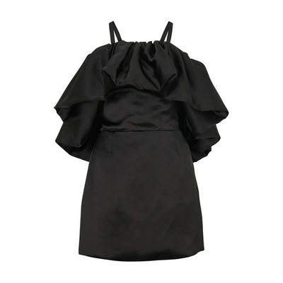 Shop Patou Mini Dress In Black