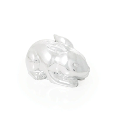 Shop Michael Aram Bunny Coin Bank In Silver