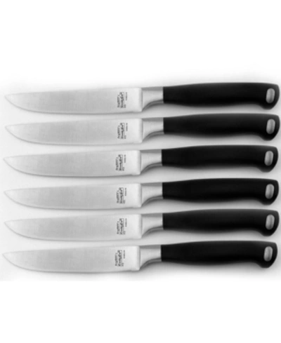 Shop Berghoff Bistro Steak Knife Set, 6 Piece In Black