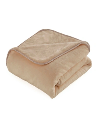 Shop Vellux The  Heavy Weight 12lb 54" X 72" Weighted Blanket Bedding In Camel