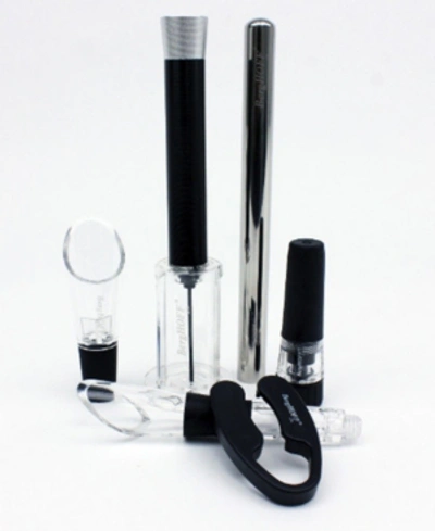 Berghoff Wine Connoisseur 5pc Wine Opener Set With Chill Stick In Black