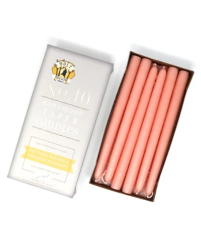 Mole Hollow Candles 10" Taper Candles In Creamy Peach