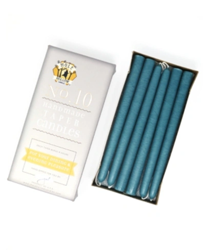 Mole Hollow Candles 10" Taper Candles In Colonial Blue