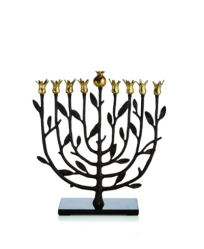 Shop Michael Aram Pomegranate Kosher Menorah In Black