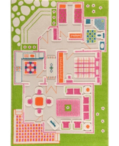 Shop Ivi Playhouse 3d Play Rug In Green
