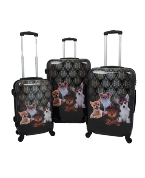 printed hardside luggage