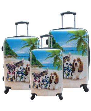 printed hardside luggage