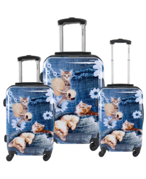 baby blue luggage sets