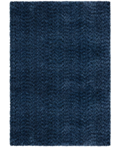 Shop Jennifer Adams Home Orian Cotton Tail Solid 3'11" X 5'5" Area Rug In Royal
